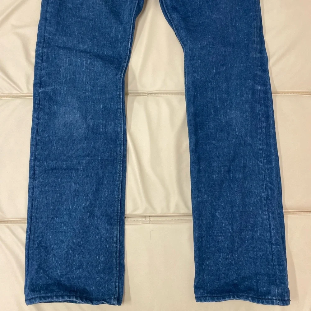 Pure Blue Japan x Blue Owl collab slim straight jean - Picture 2 of 6